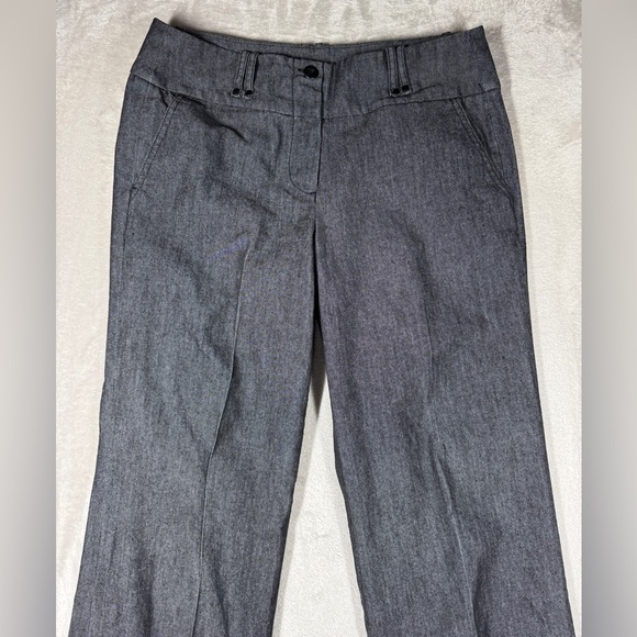 Sandro Sportswear Cotton Blend Stretch Jeans Wide Bootcut Leg Black Jeans Size 6 - Picture 2 of 14